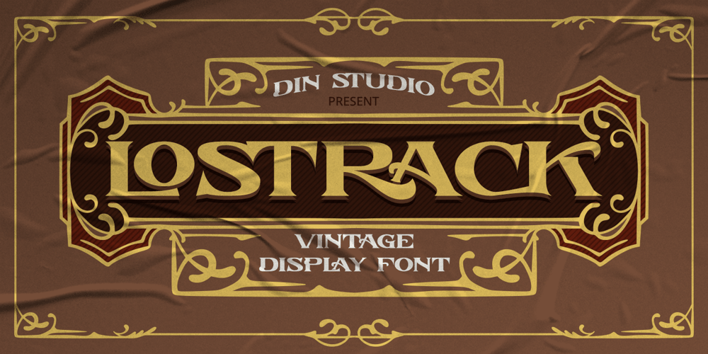 Lostrack font