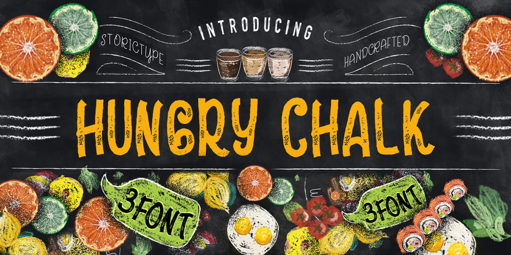 Hungry Chalk font