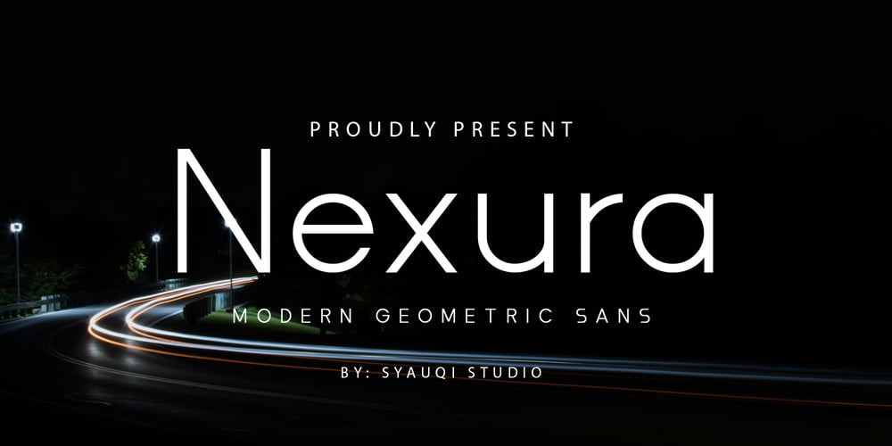 Nexura font