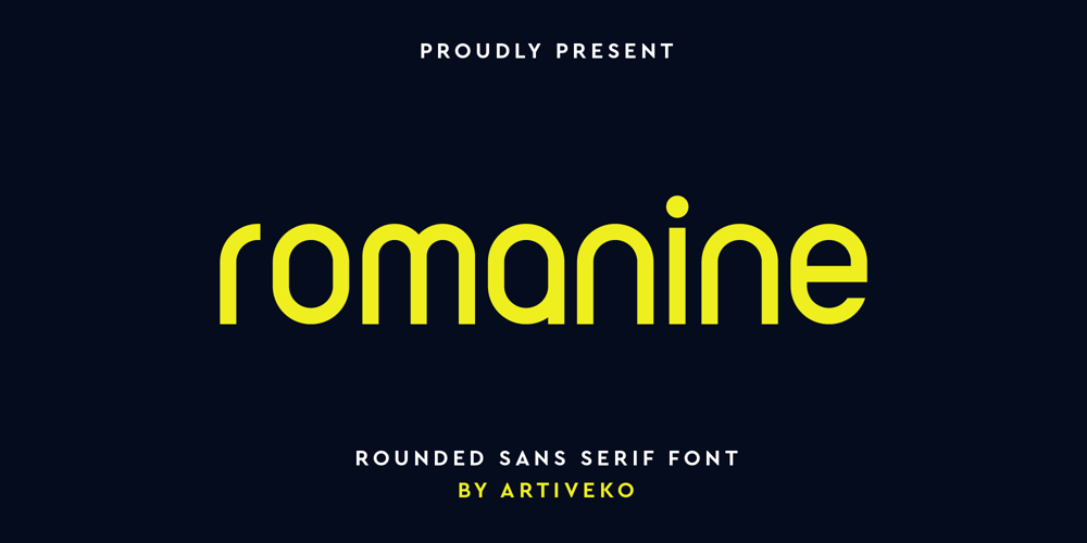 Romanine font