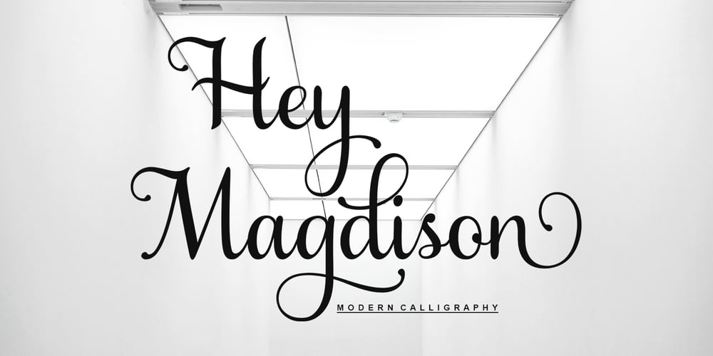 Hey Magdison font