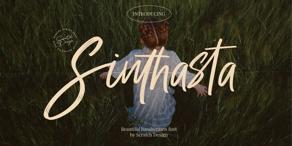Sinthasta font