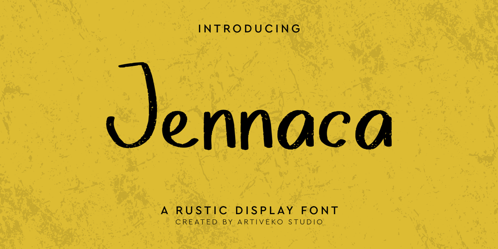 Jennaca font