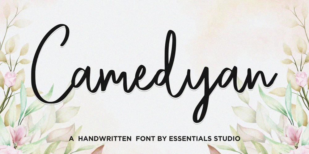 Camedyan font