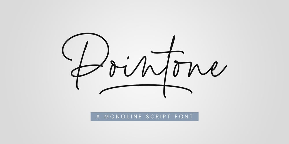 Pointone font