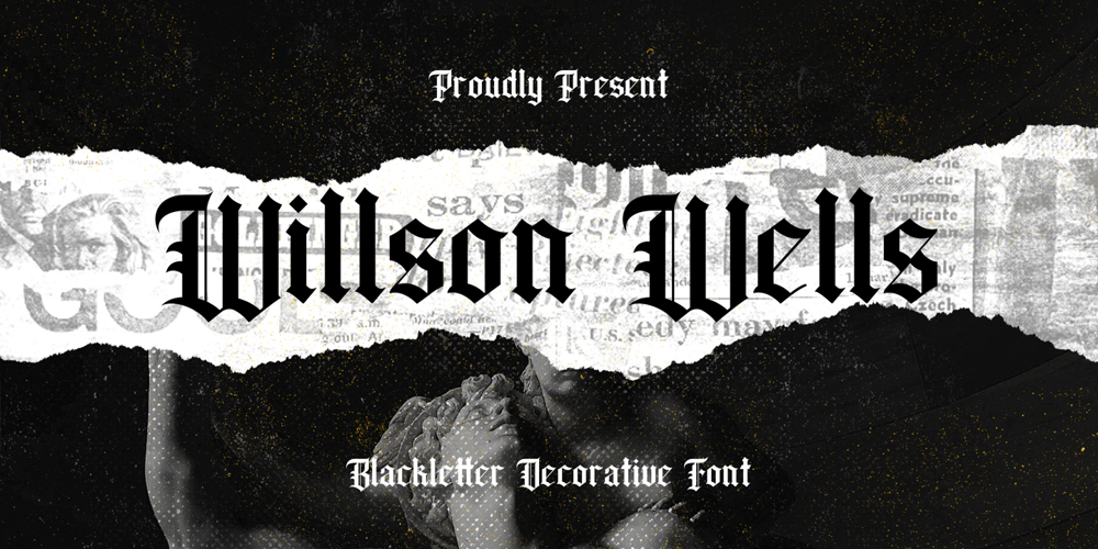 Wilson wells font