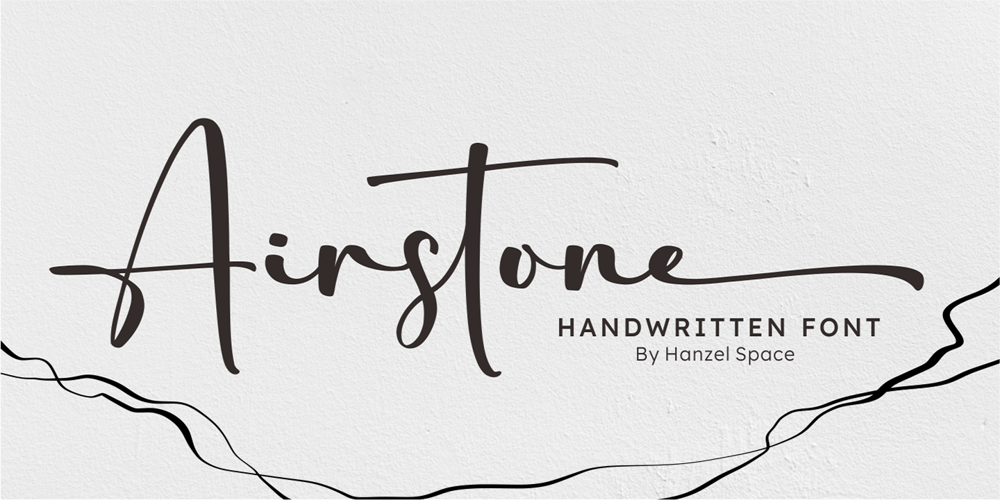 Airstone font