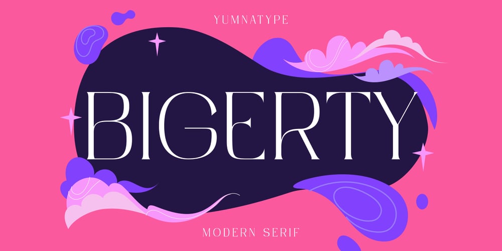 Bigerty font