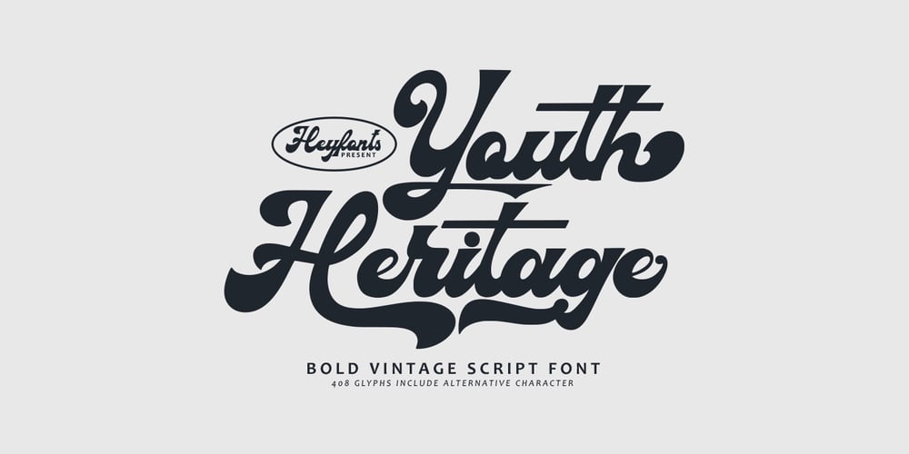 Youth Heritage font
