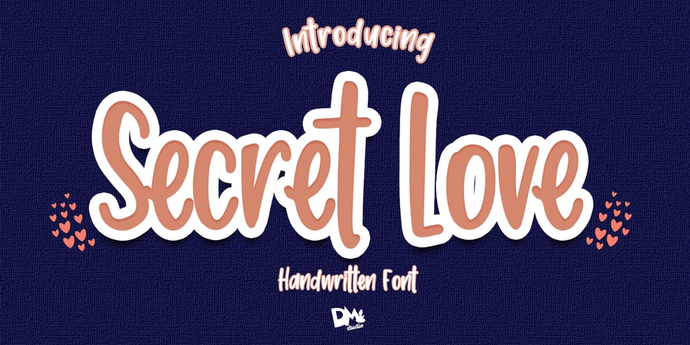 Secret Love font
