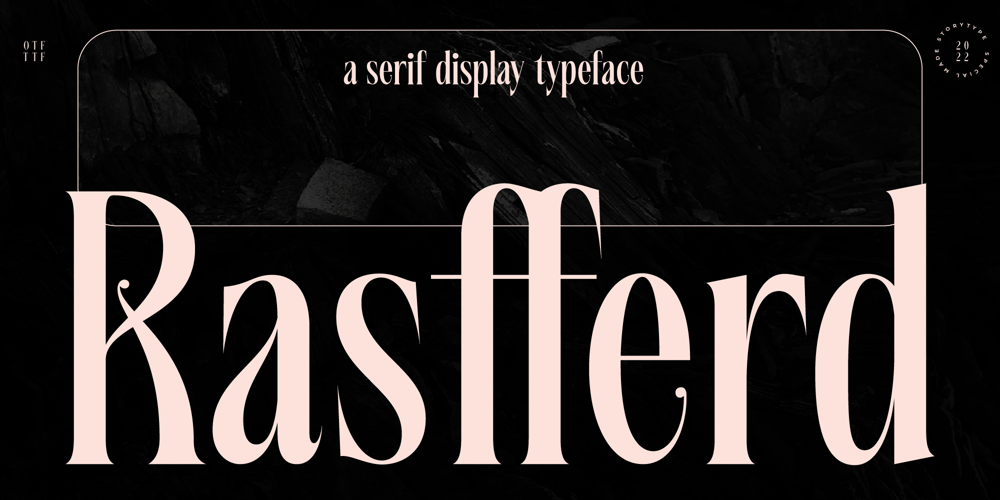 Rasfferd font