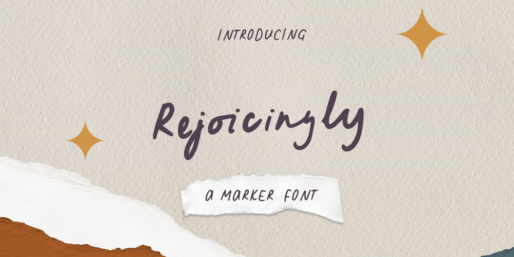 Rejoicingly font
