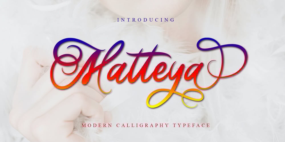 Matteya font