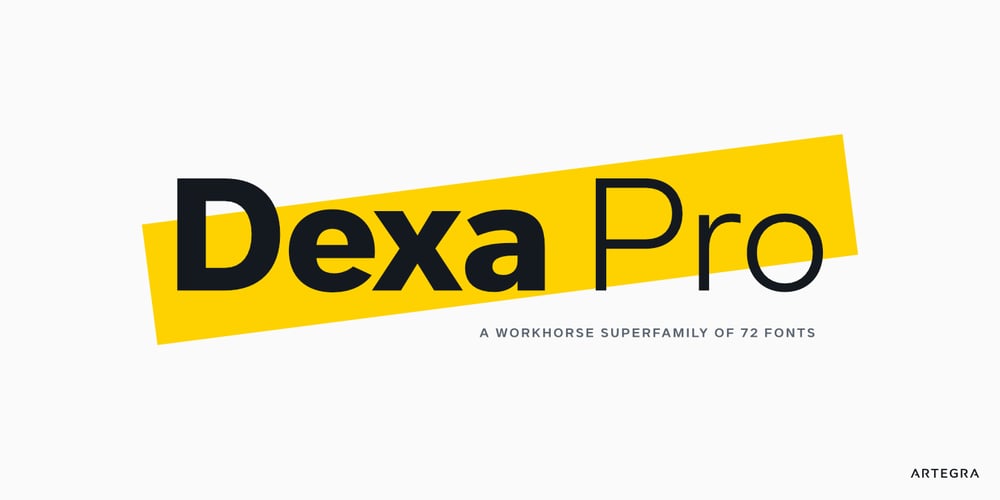 Dexa Pro font