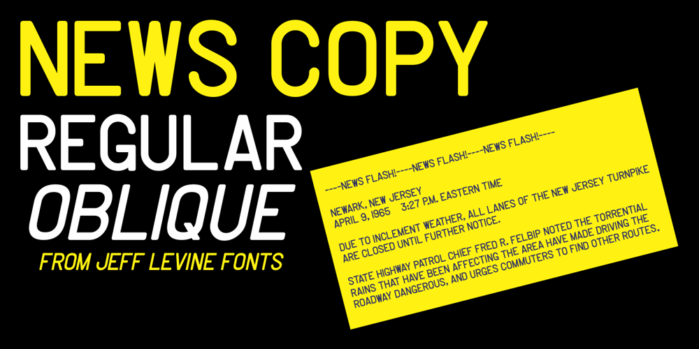 News Copy JNL font