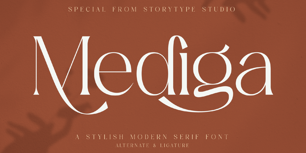 Mediga font