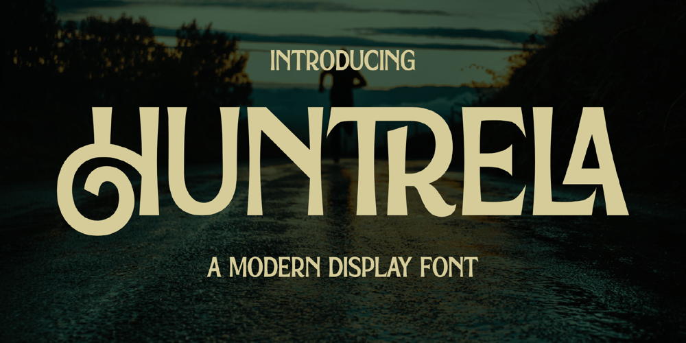 Huntrela font