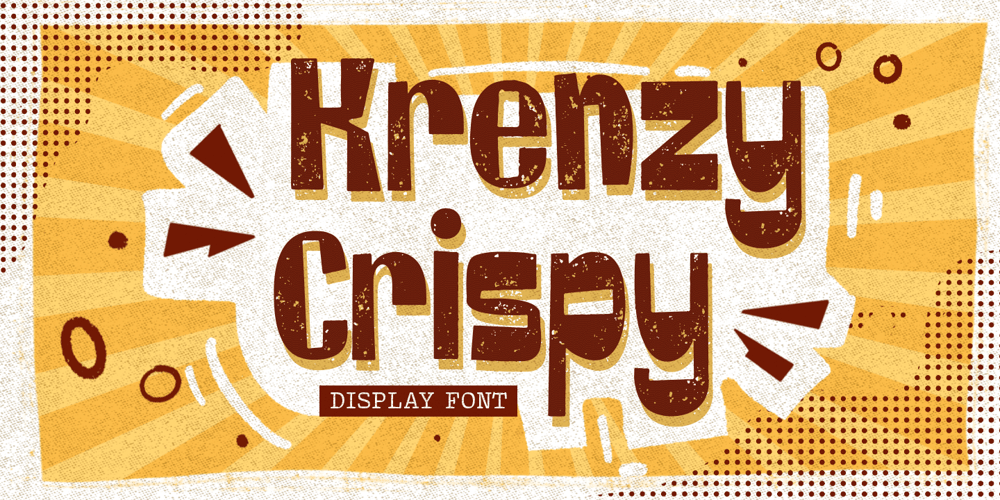 Krenzy Crispy font