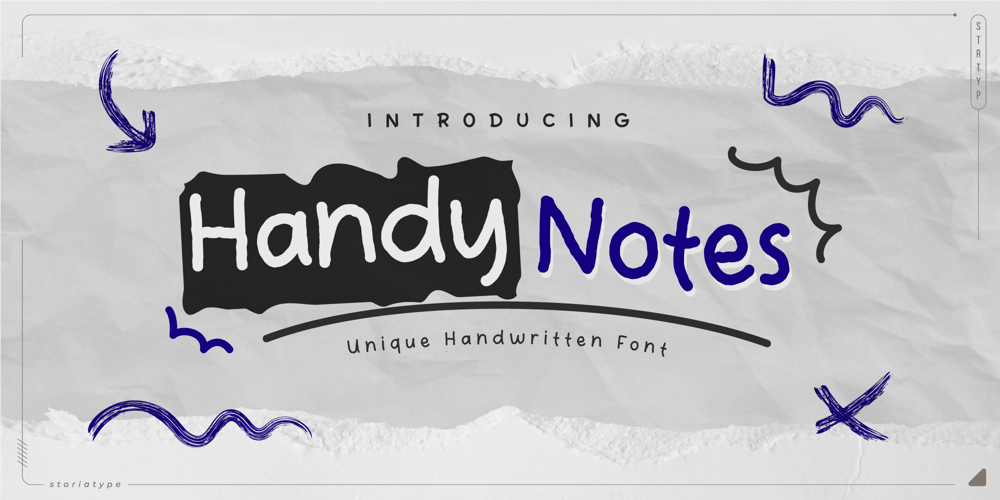 Handy Notes font