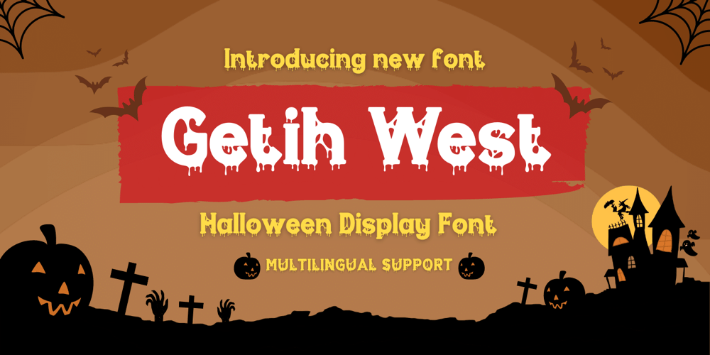 Getih West font