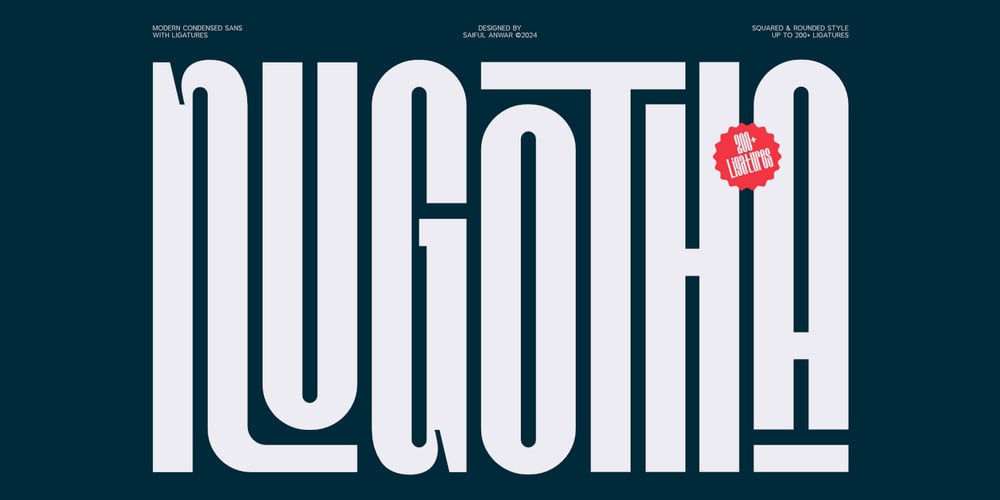 Nugotha font