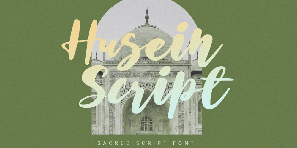 Husein Script font