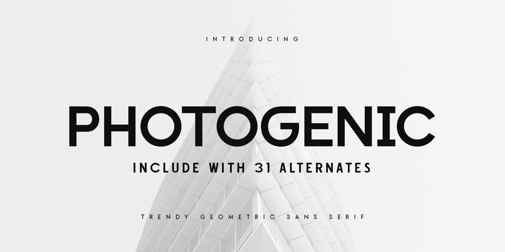 Photogenic Style font