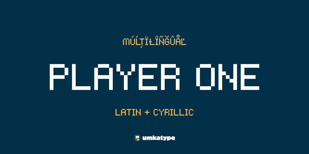 Player One font