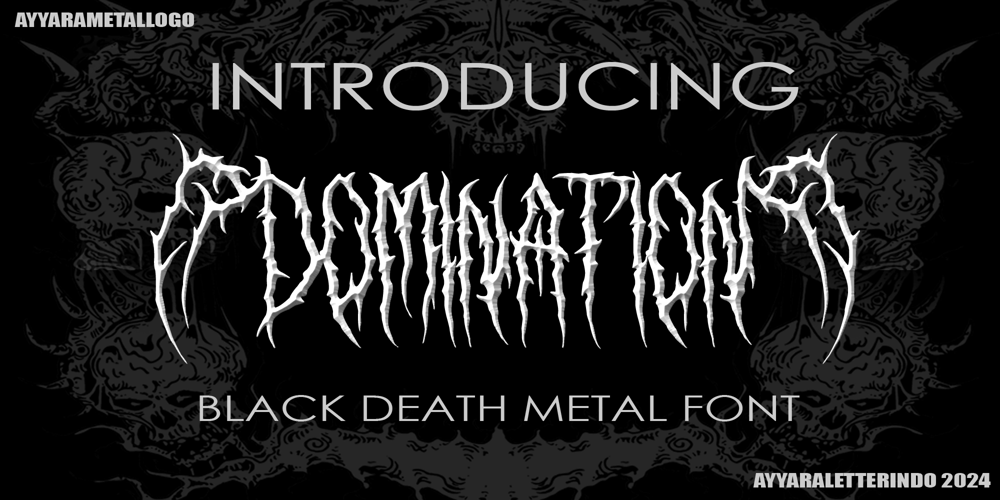 Domination font
