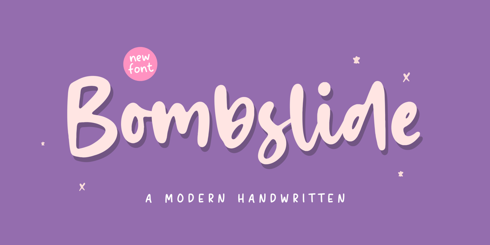 Bombslide font