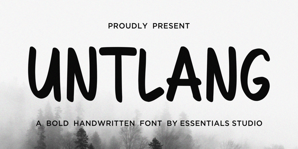 Untlang font