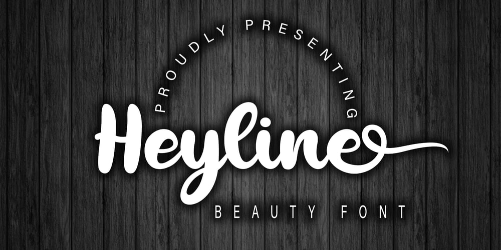 Heyline font