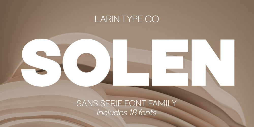 Solen font