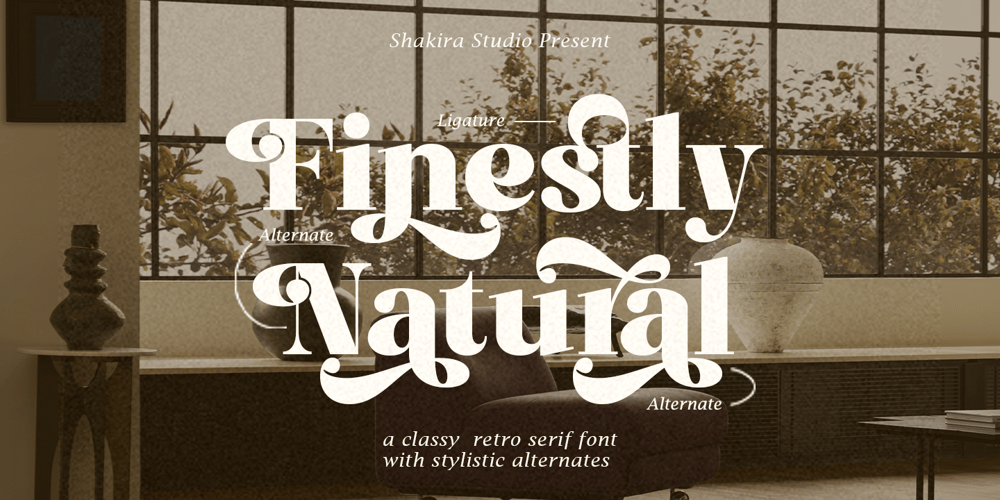 Finestly Natural font