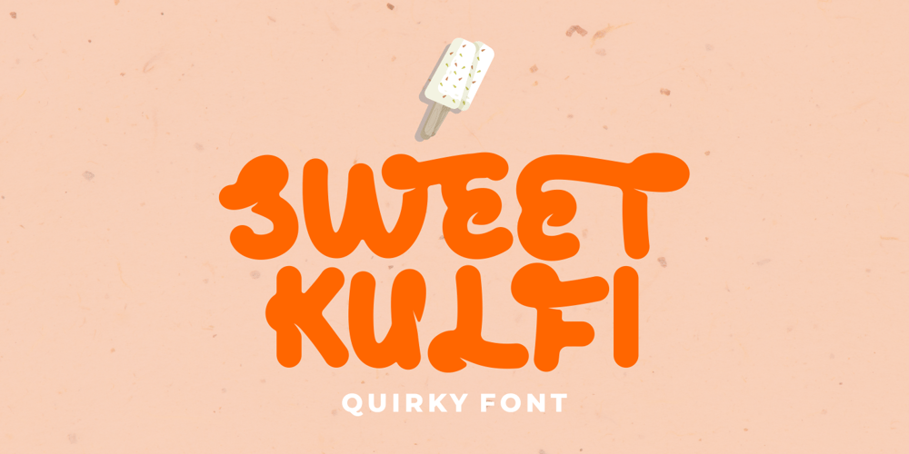 Sweet Kulfi font