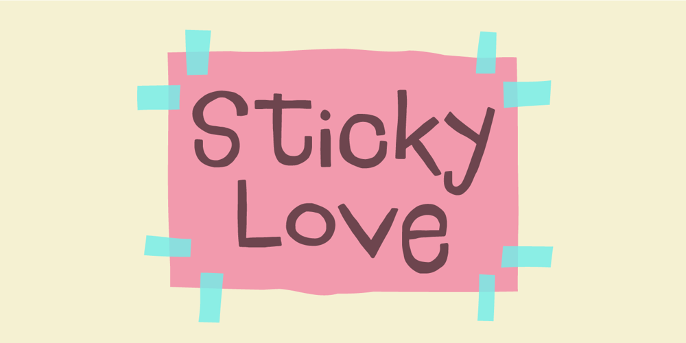 Sticky Love font