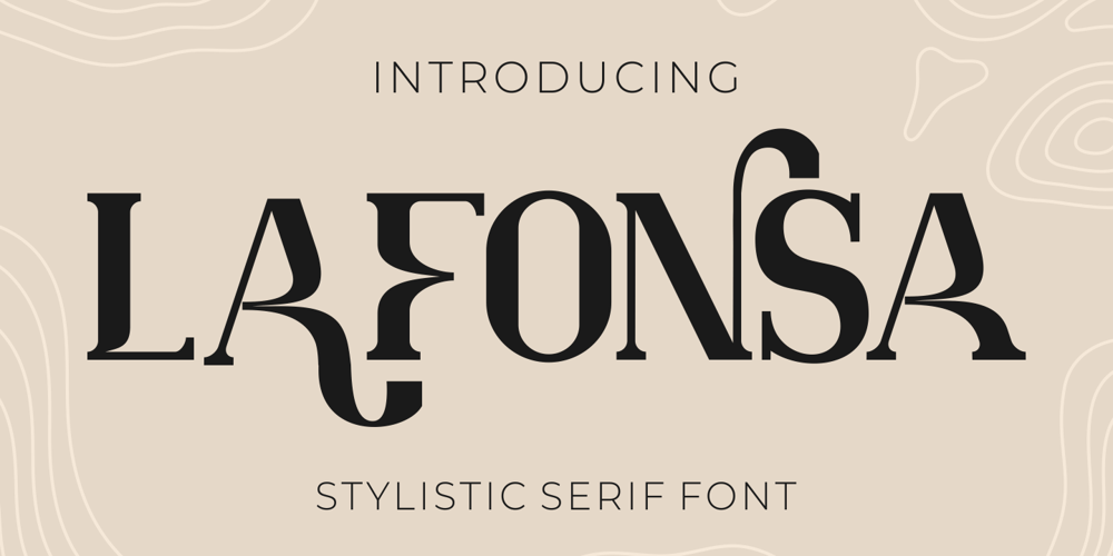 Lafonsa font