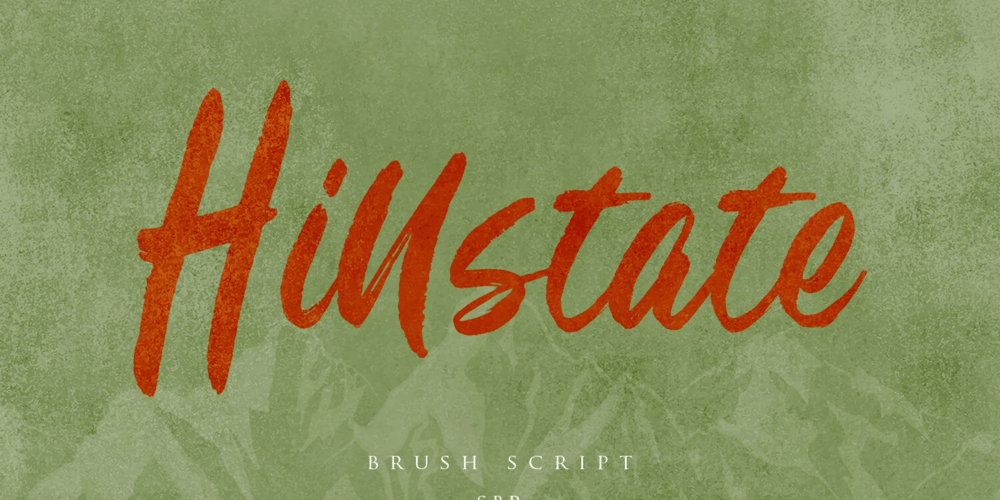 Hillstate font
