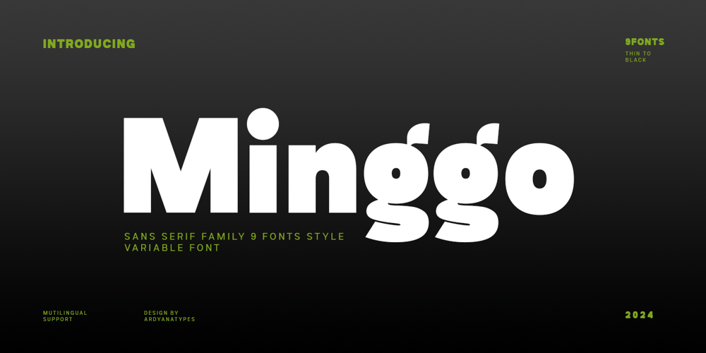 Minggo font
