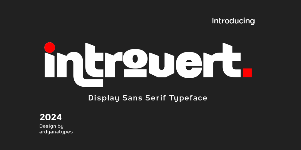 Introvert font