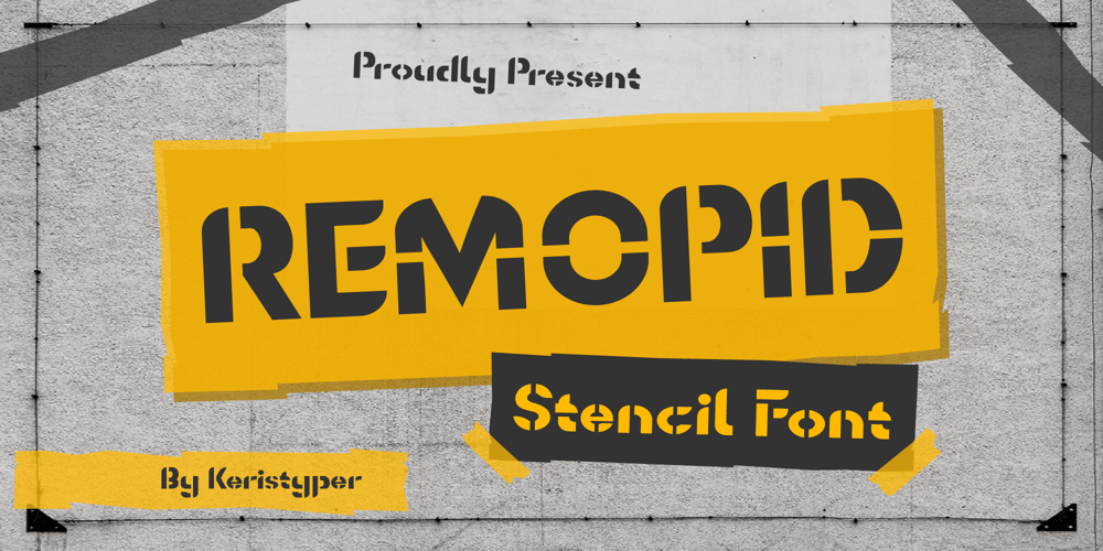 Remopid font