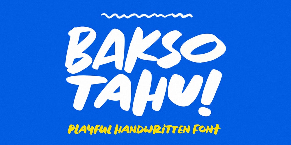 Bakso Tahu font