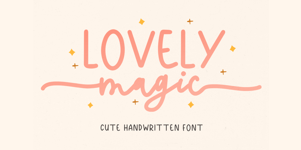 Lovely Magic font