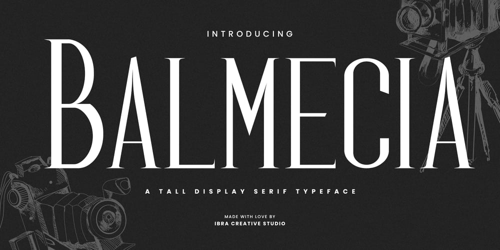 Balmecia font