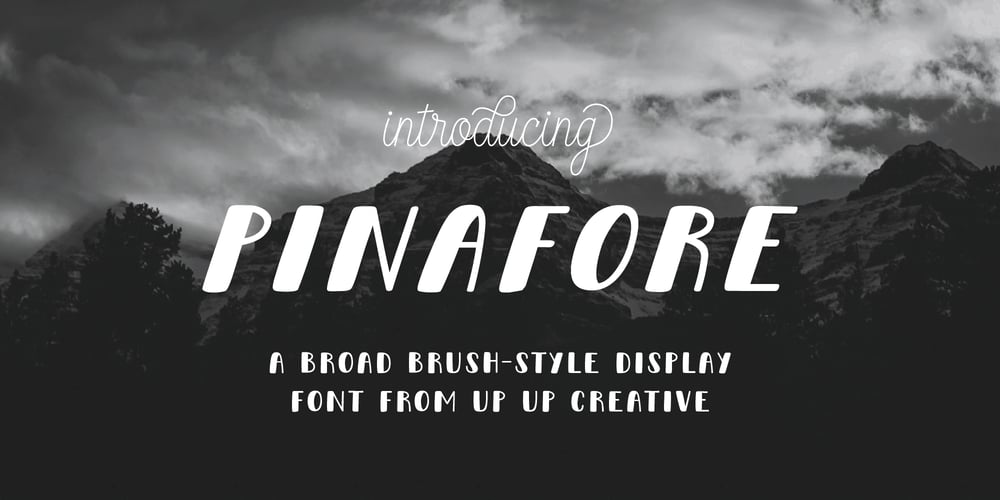 Pinafore font