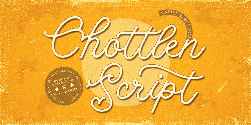 Chottlen Script font