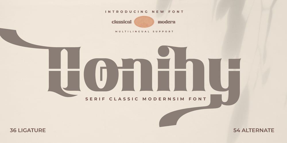 Qonihy font