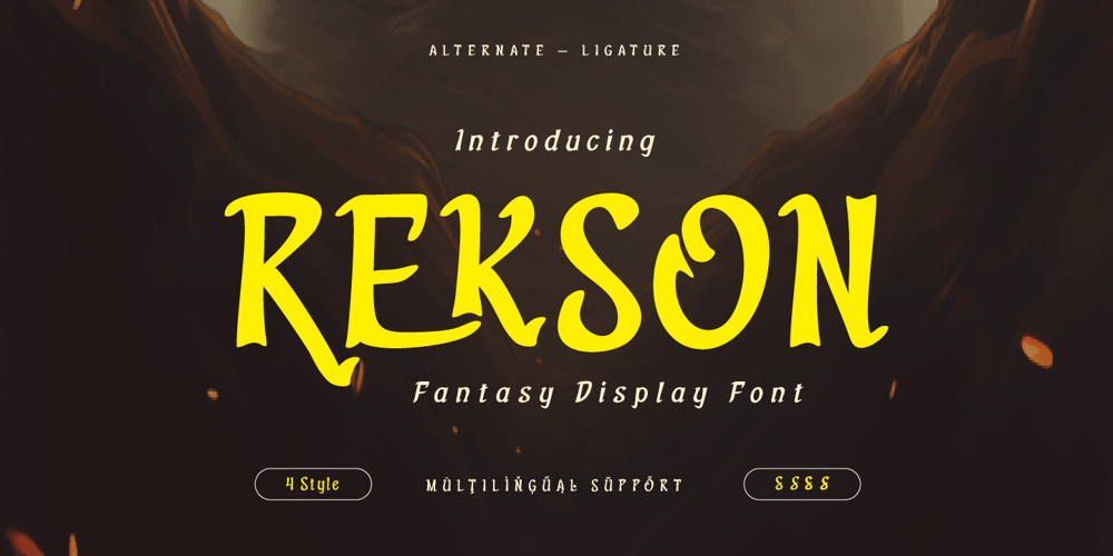 Rekson font