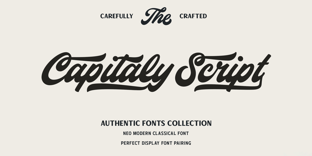 Capitaly Script font