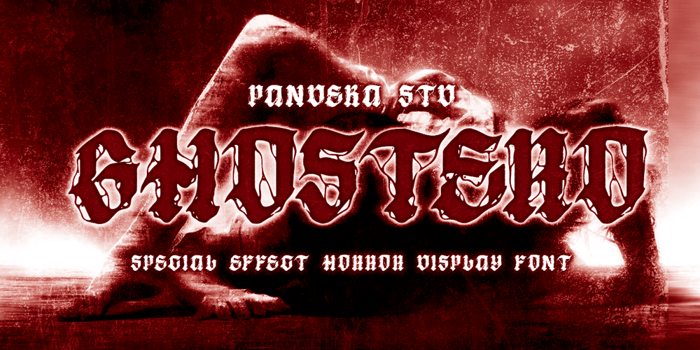 Ghostero font